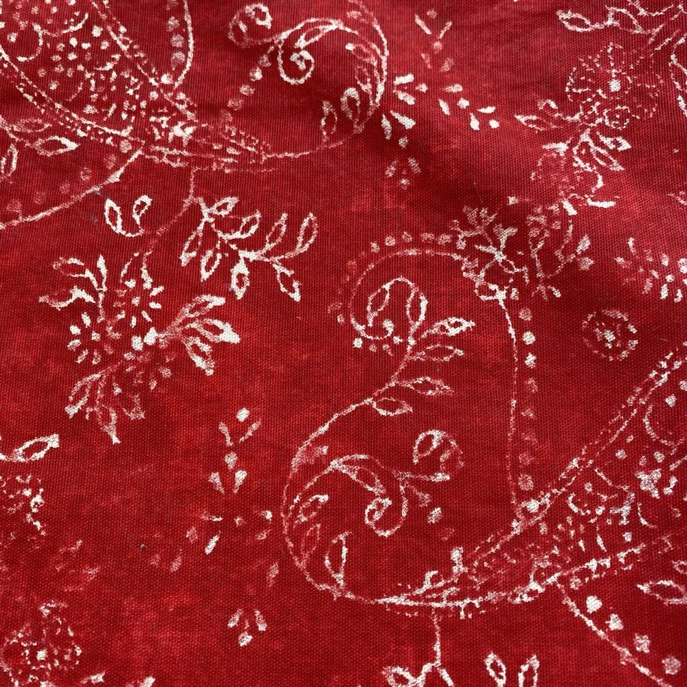 La Tolerie Toscane Tablecloth Red Cotton Rectangle 86x64